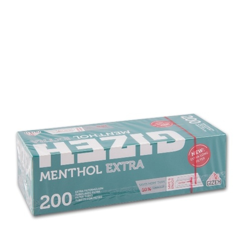 Gizeh Menthol Extra Hülsen, 200er