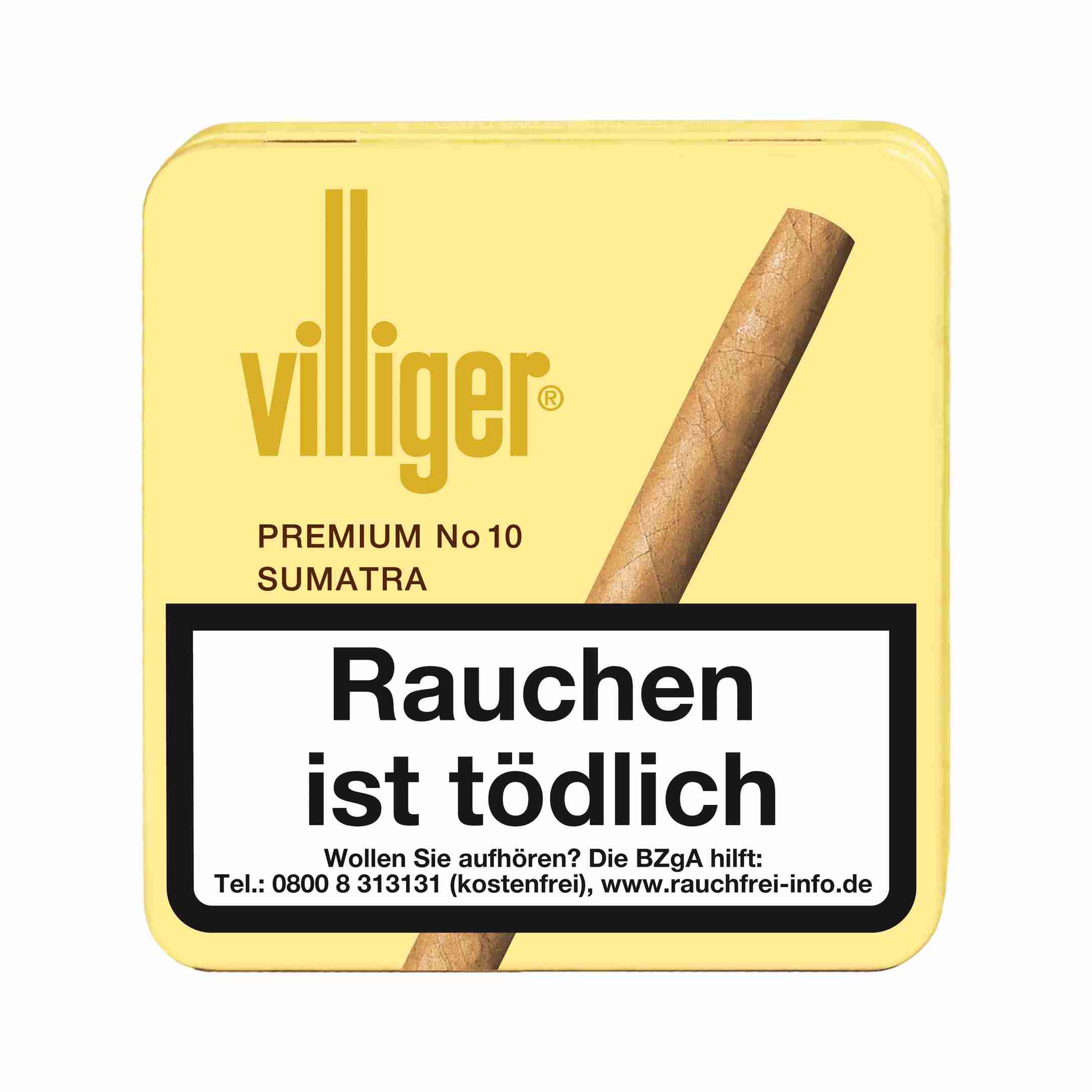 Villiger Premium No 10 Sumatra Zigarillos, 20er