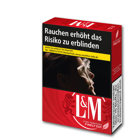 L&M Red Label XL-Box 9,00 € Zigaretten