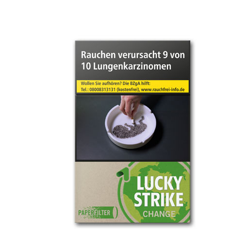 Lucky Strike Change Green 8,40 € Zigaretten (leider eingestellt!)