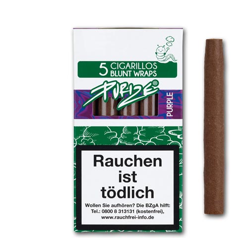 Purize Purple Blunt Wraps Zigarillos, 5er