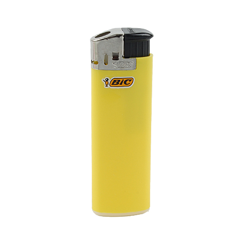 Einwegfeuerzeug Bic Electronic Neutral - Gelb