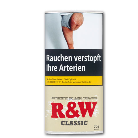 R&W Classic Authentic Rolling Tobacco [RAW], 30g