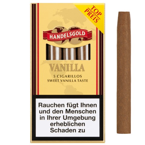 Handelsgold Sweet Vanilla Zigarillos, 5er Schachtel