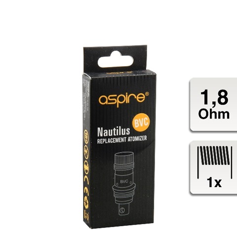 Aspire E-Clearomizercoil Nautilus BVC - 1.8 Ohm