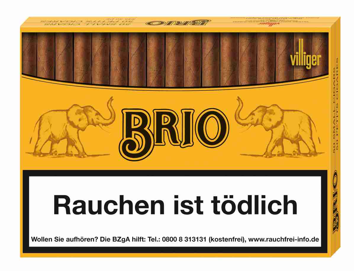 Brio Cigarillos Zigarillos, 50er