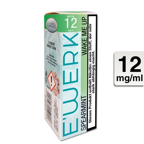 E'Werk E-Liquid Wake me Up [Spearmint] 12mg Nikotin