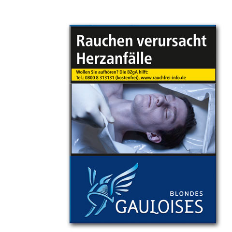 Gauloises Blondes Blau 10,00 € Zigaretten