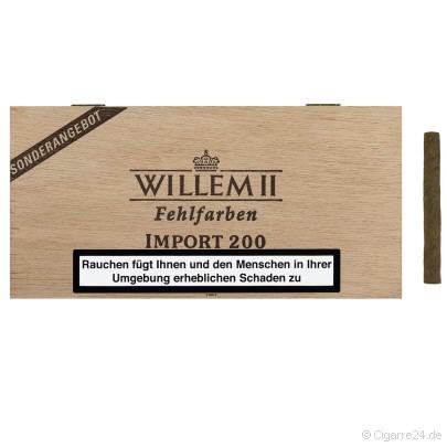 Willem II Fehlfarben Import 200 Sumatra Zigarillos, 100er Kiste