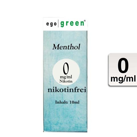 Ego Green E-Liquid Menthol ohne Nikotin