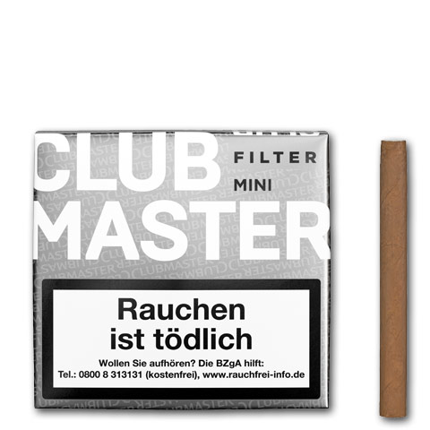 Clubmaster Mini Filter White Zigarillos, 20er