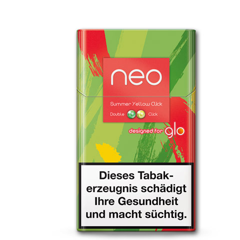 neo Summer Yellow Click Tobacco Sticks Einzelpackung