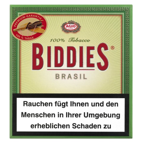 Agio Biddies Brasil Zigarillos, 20er Schachtel