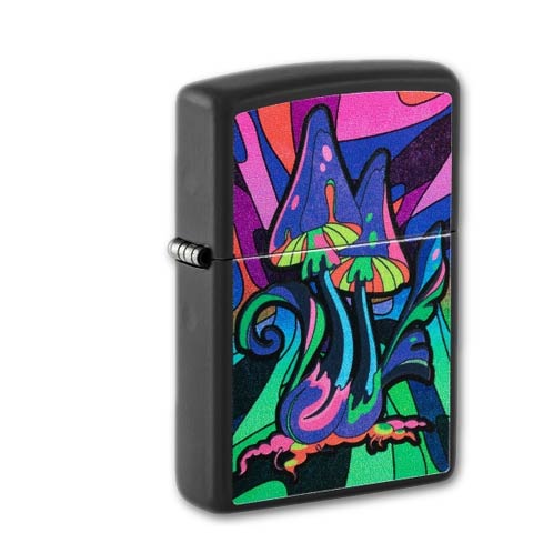 Zippo Schwarz matt Counter Cultur