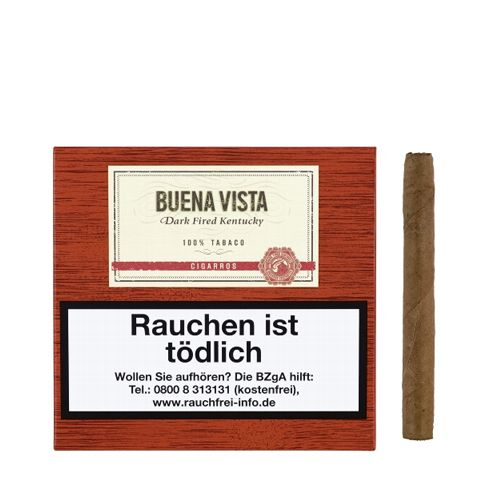 Buena Vista Dark Fired Kentucky Cigarros, 10er