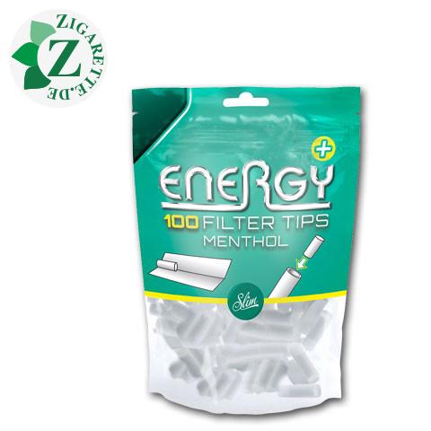 Energy Filter Tips Menthol, Eindrehfilter, Zubehör zum Drehen, Zigaretten & Tabak